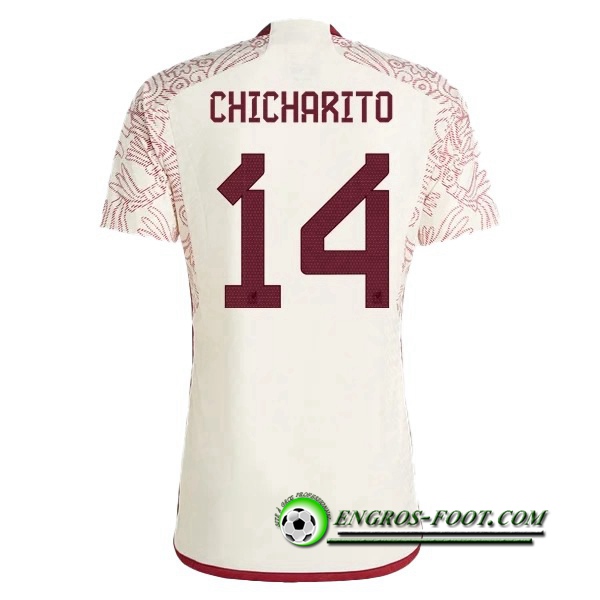 Maillot Equipe Foot Mexique (CHICHARITO #14) 2022/2023 Exterieur