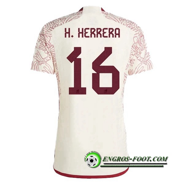 Maillot Equipe Foot Mexique (H. HERRERA #16) 2022/2023 Exterieur