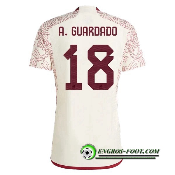 Maillot Equipe Foot Mexique (A. GUARDADO #18) 2022/2023 Exterieur