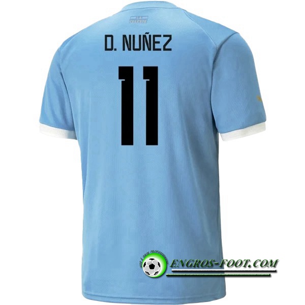 Maillot Equipe Foot Uruguay (D.NUÑEZ #11) 2022/2023 Domicile