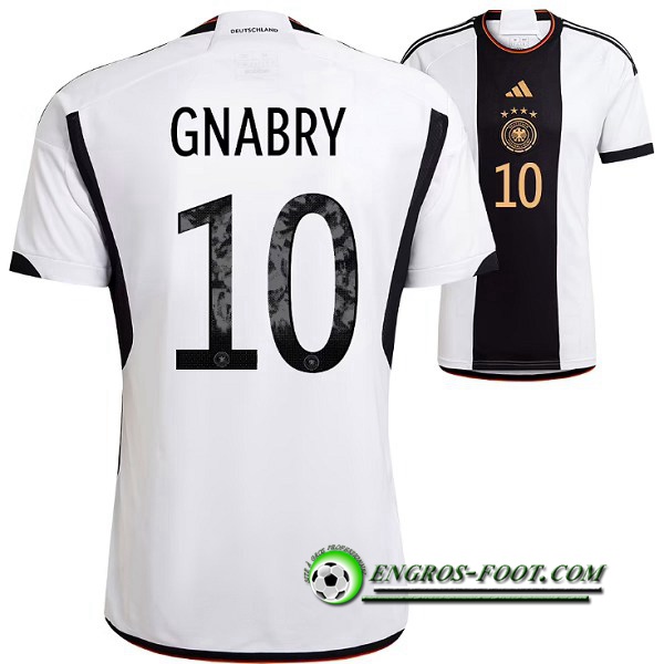 Maillot Equipe Foot Allemagne (GNABRY #10) 2022/2023 Domicile