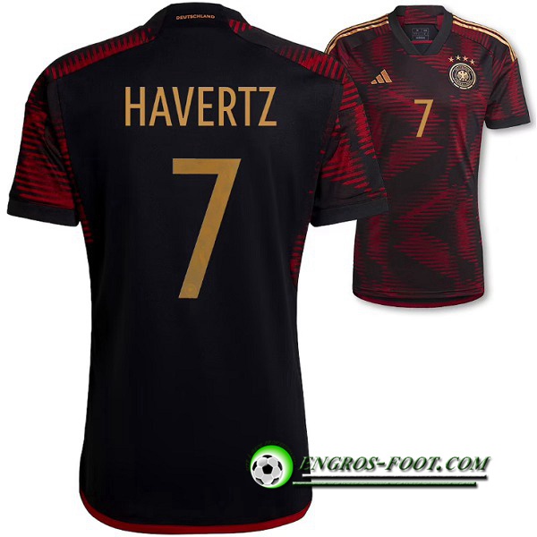 Maillot Equipe Foot Allemagne (HAVERTZ #7) 2022/2023 Exterieur