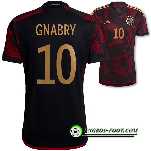 Maillot Equipe Foot Allemagne (GNABRY #10) 2022/2023 Exterieur