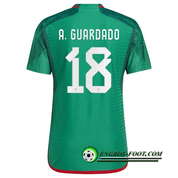 Maillot Equipe Foot Mexique (A. GUARDADO #18) 2022/2023 Domicile