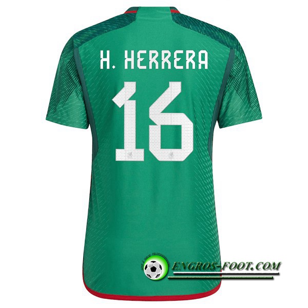 Maillot Equipe Foot Mexique (H. HERRERA #16) 2022/2023 Domicile