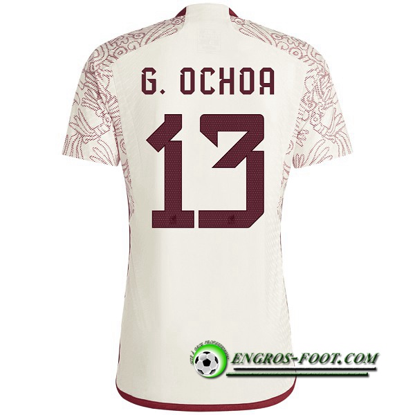 Maillot Equipe Foot Mexique (G. OCHOA #13) 2022/2023 Exterieur