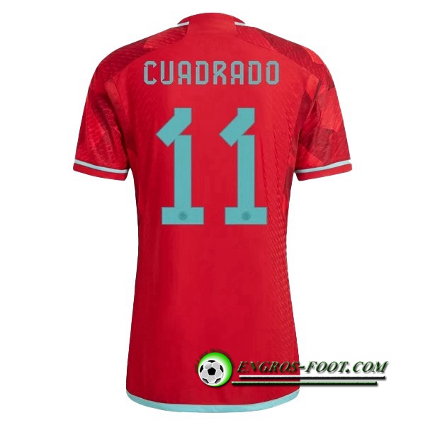 Maillot Equipe Foot Colombie (CUADRADO #11) 2022/2023 Exterieur