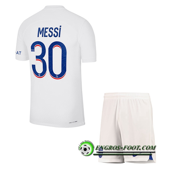 Maillot de Foot PSG (MESSI #30) Enfants Third 2022/2023