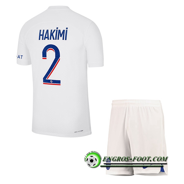 Maillot de Foot PSG (HAKIMI #2) Enfants Third 2022/2023