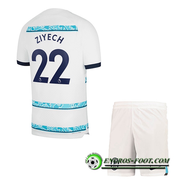 Maillot de Foot Chelsea (ZIYECH #22) Enfants Exterieur 2022/2023