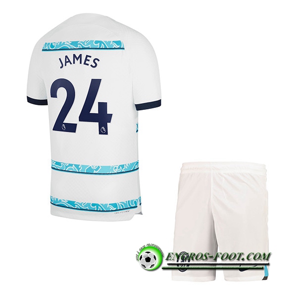 Maillot de Foot Chelsea (JAMES #24) Enfants Exterieur 2022/2023