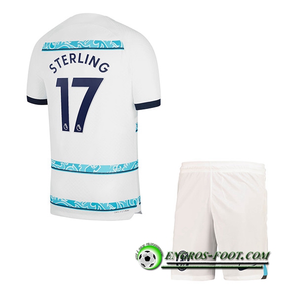 Maillot de Foot Chelsea (STERLING #17) Enfants Exterieur 2022/2023