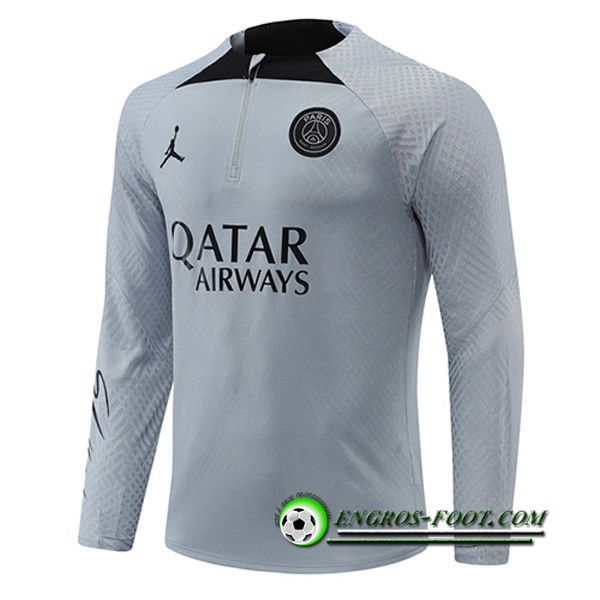 Sweatshirt Training Jordan PSG Gris 2022/2023