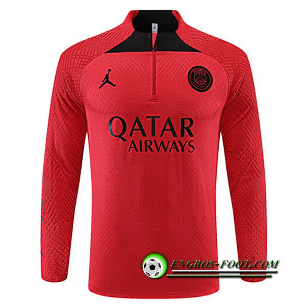 Sweatshirt Training Jordan PSG Rouge 2022/2023