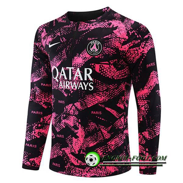 Sweatshirt Training PSG Rouge/Noir 2022/2023