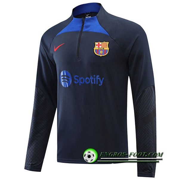 Sweatshirt Training FC Barcelone Bleu Marin 2022/2023