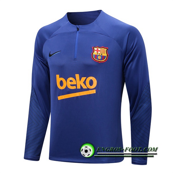 Sweatshirt Training FC Barcelone Bleu 2022/2023