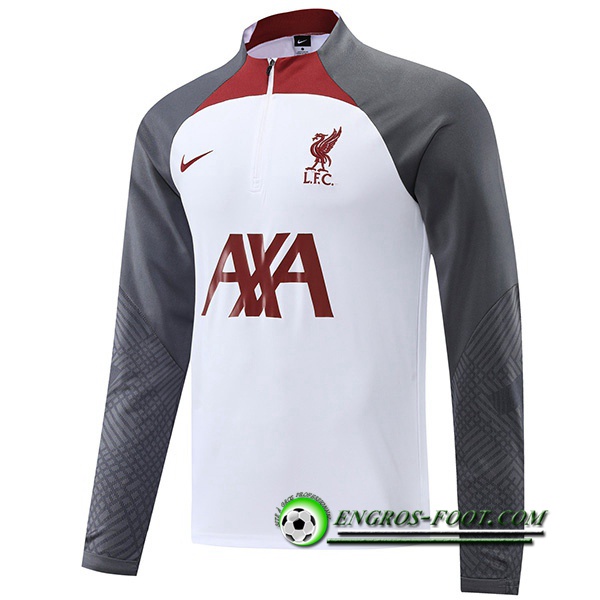 Sweatshirt Training FC Liverpool Blanc 2022/2023