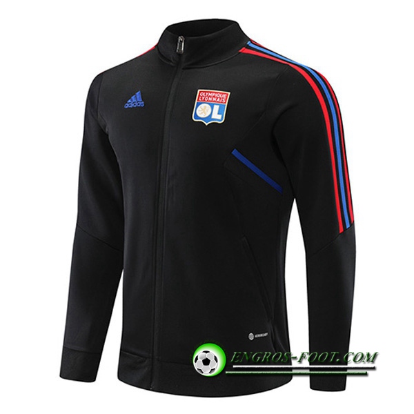 Veste Foot Lyon Noir 2022/2023