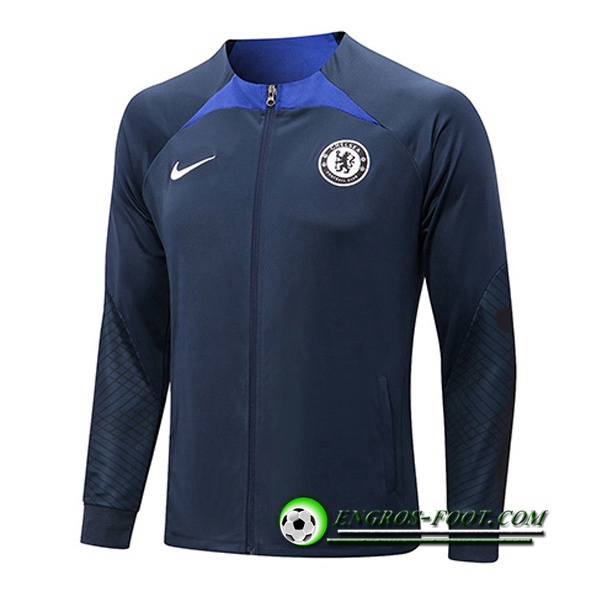 Veste Foot FC Chelsea Noir/Bleu 2022/2023