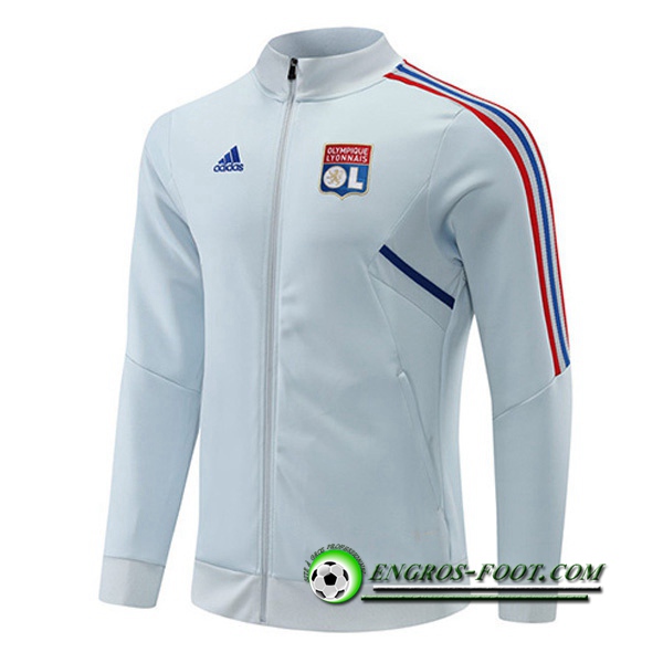 Veste Foot Lyon Gris 2022/2023