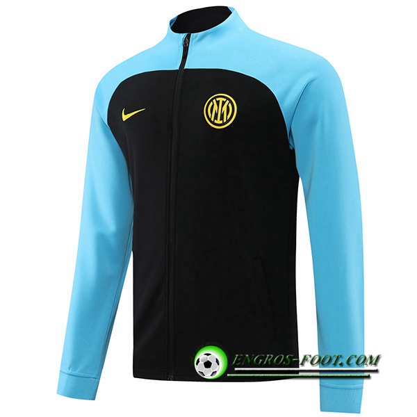 Veste Foot Inter Milan Noir/Bleu 2022/2023