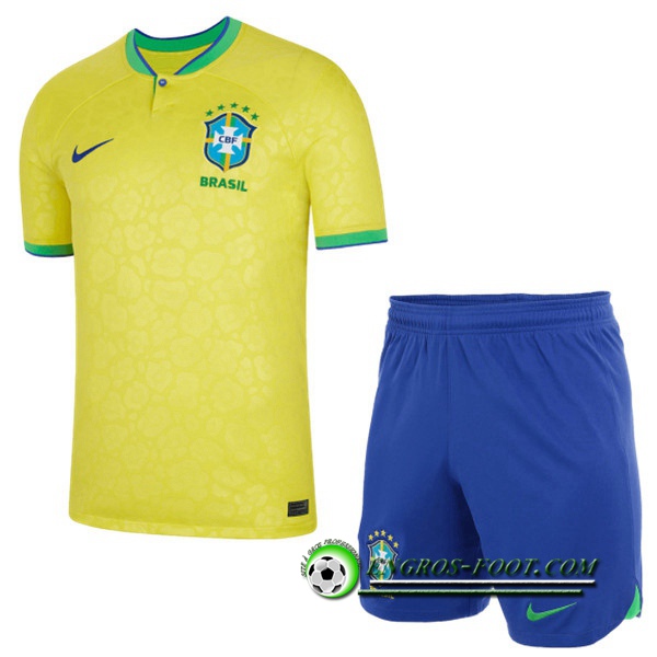 Ensemble Maillot Foot Bresil Domicile + Short 2022/2023