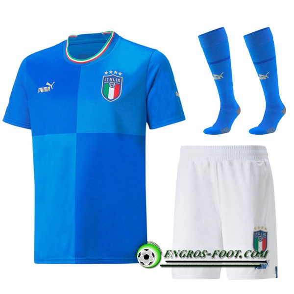 Ensemble Maillot Foot Italie Domicile (Short + Chaussettes) 2022/2023