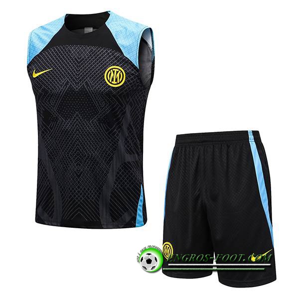 Ensemble Training Debardeur + Shorts Inter Milan Noir 2022/2023