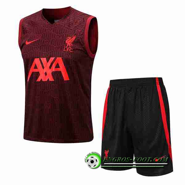 Ensemble Training Debardeur + Shorts FC Liverpool Rouge 2022/2023