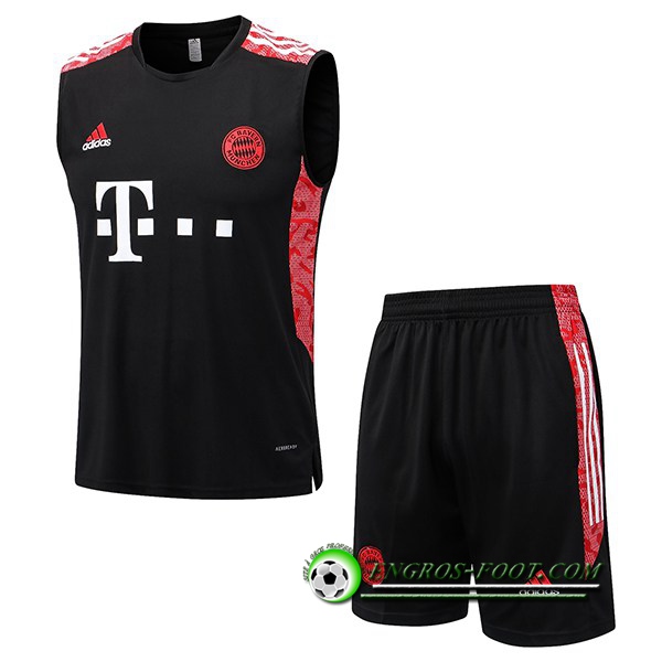 Ensemble Training Debardeur + Shorts Bayern Munich Noir 2022/2023