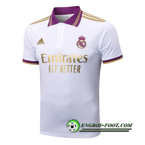 Polo Foot Real Madrid Blanc 2022/2023