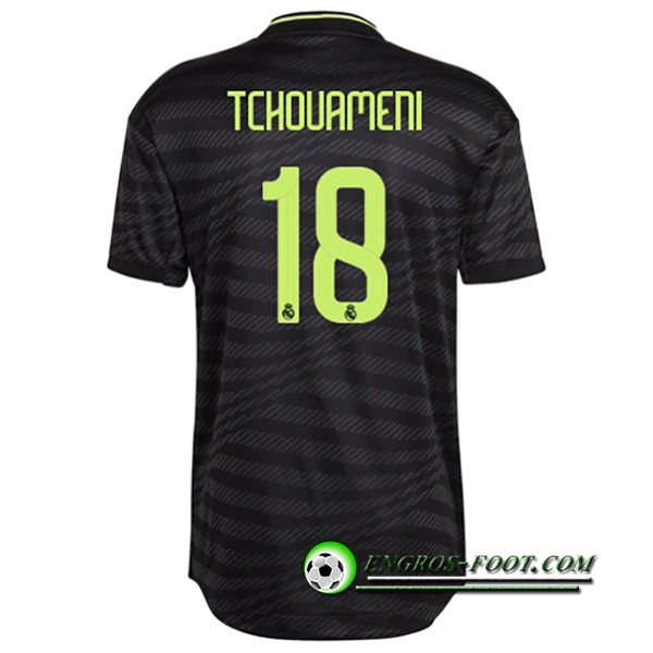 Maillot de Foot Real Madrid (TCHOUAMENI #18) 2022/2023 Third