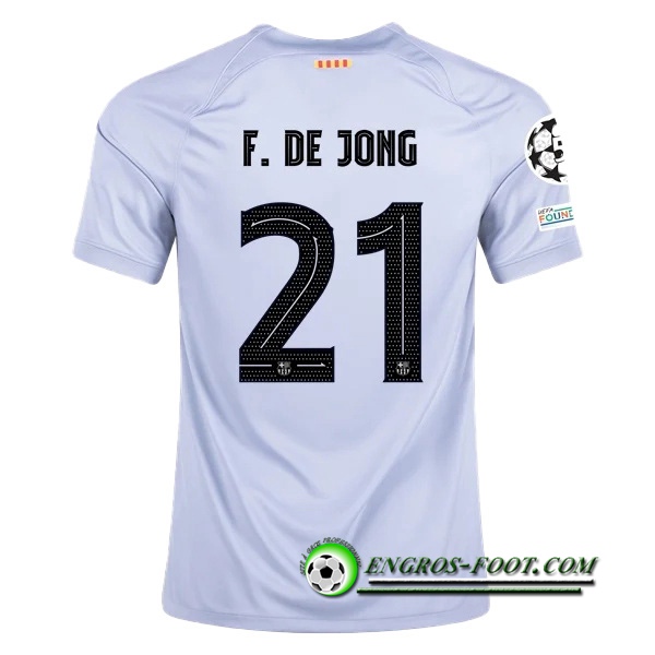 Maillot de Foot Barcelona (F.DE JONG #21) 2022/2023 Third