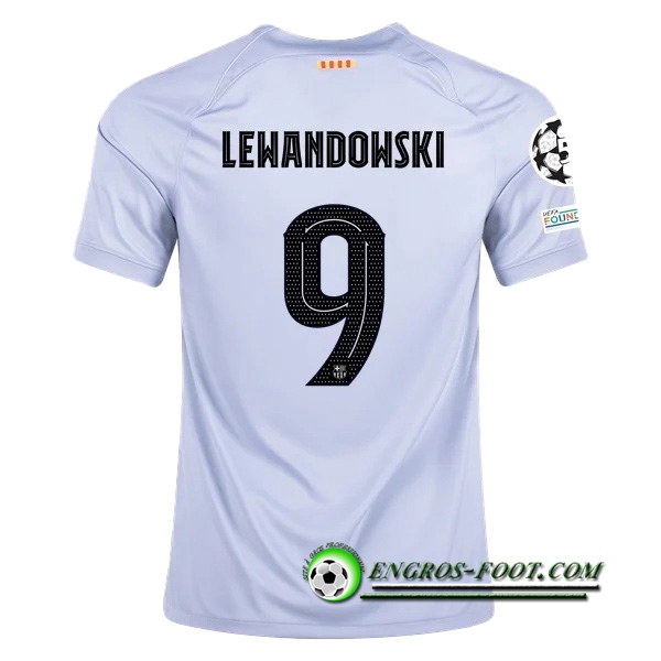 Maillot de Foot Barcelona (LEWANDOWSKI #9) 2022/2023 Third