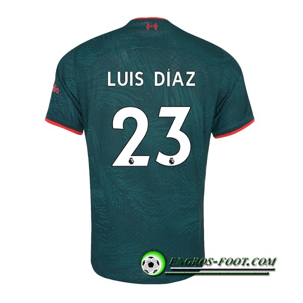 Maillot de Foot Liverpool (LUIS DIAZ #23) 2022/2023 Third