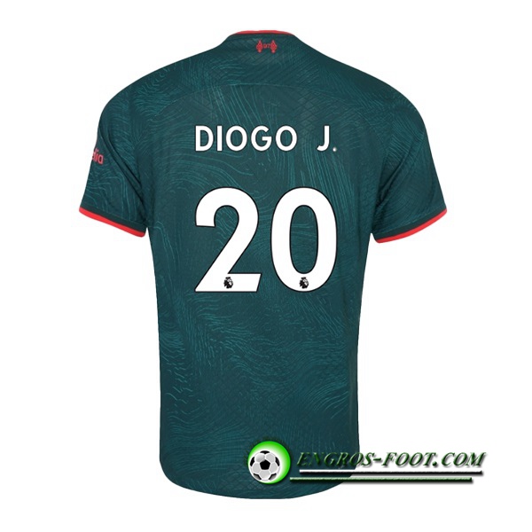 Maillot de Foot Liverpool (DIOGO J. #20) 2022/2023 Third