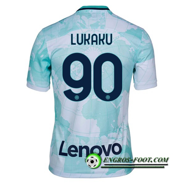 Maillot de Foot Inter Milan (LUKAKU #90) 2022/2023 Exterieur