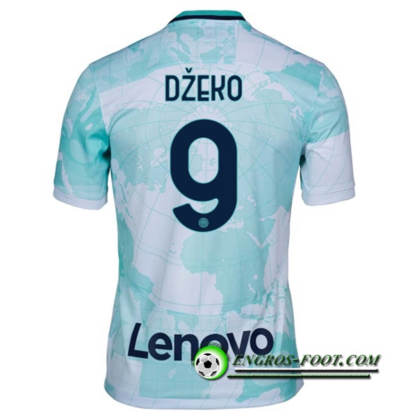 Maillot de Foot Inter Milan (DŽEKO #9) 2022/2023 Exterieur