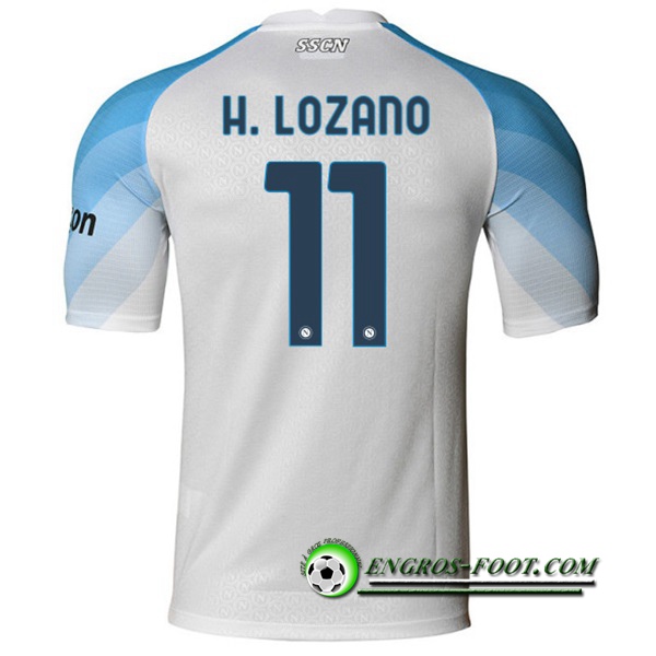 Maillot de Foot SSC Naples (H. LOZANO #11) 2022/2023 Exterieur