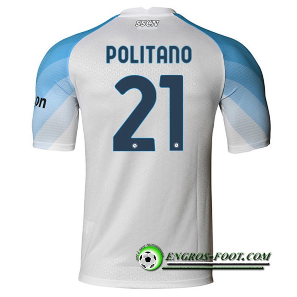 Maillot de Foot SSC Naples (POLITANO #21) 2022/2023 Exterieur