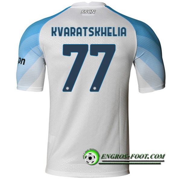 Maillot de Foot SSC Naples (KVARATSKHELIA #77) 2022/2023 Exterieur