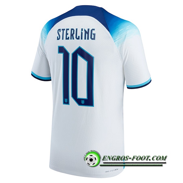 Maillot Equipe Foot Angleterre (STERLING #10) 2022/2023 Domicile