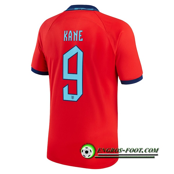 Maillot Equipe Foot Angleterre (KANE #9) 2022/2023 Exterieur