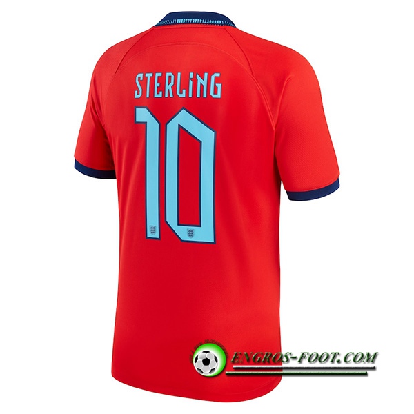 Maillot Equipe Foot Angleterre (STERLING #10) 2022/2023 Exterieur