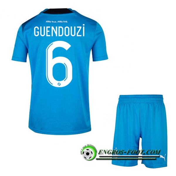 Maillot de Foot Marseille (GUENDOUZI #6) Enfants Third 2022/2023