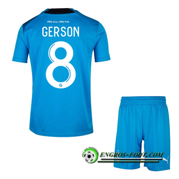 Maillot de Foot Marseille (GERSON #8) Enfants Third 2022/2023