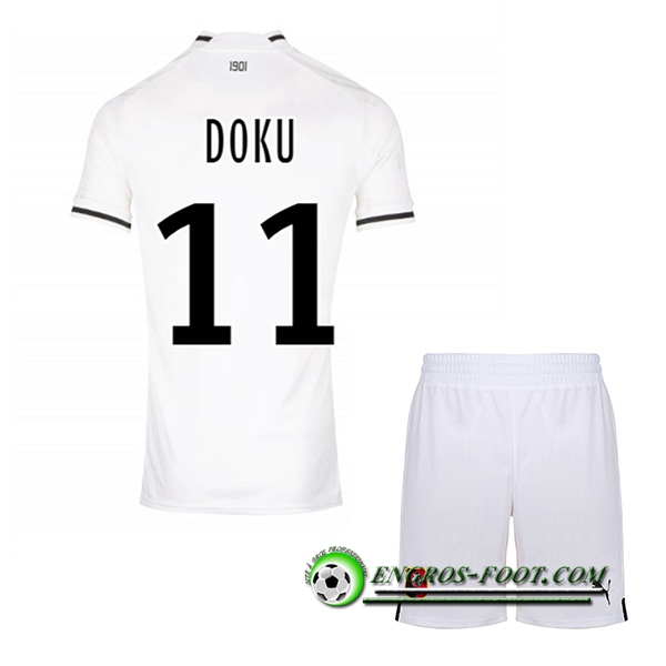 Maillot de Foot Stade Rennais (DOKU #11) Enfants Exterieur 2022/2023