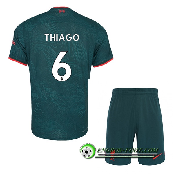 Maillot de Foot Liverpool (THIAGO #6) Enfants Third 2022/2023