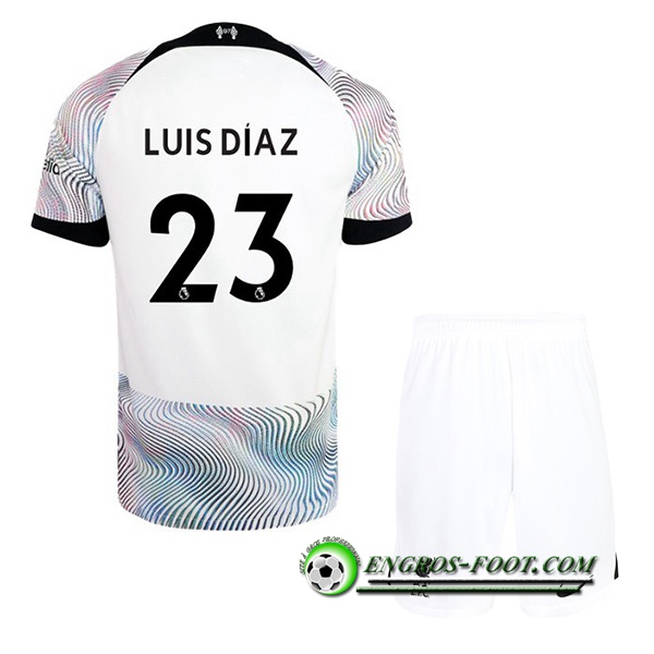 Maillot de Foot Liverpool (LUIS DIAZ #23) Enfants Exterieur 2022/2023